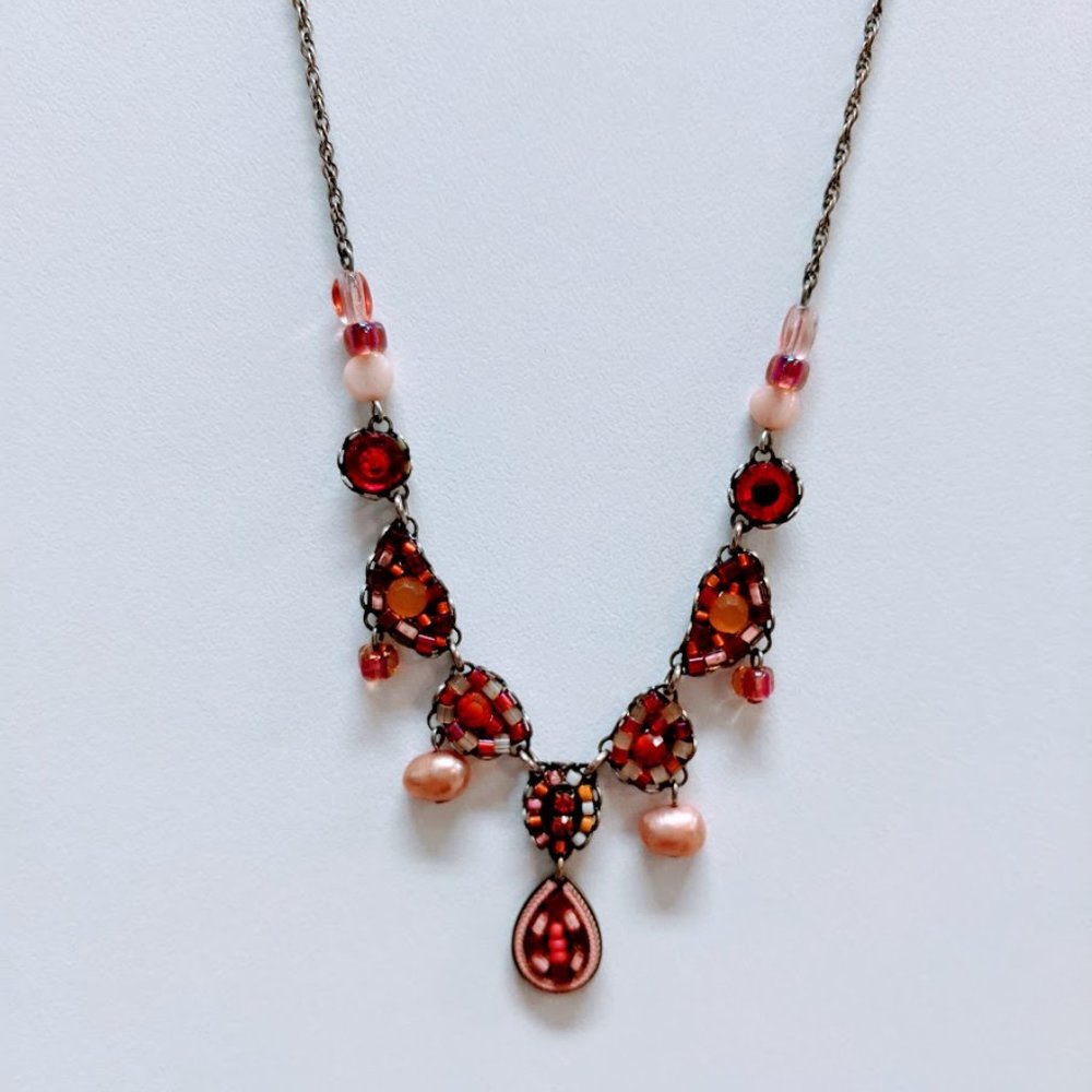 Ayala Bar beaded mosaic necklace